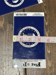 Flag It Self Adhesive Vinyl Decal US Air Force Flag Made In USA Lot Of 2