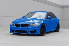 High Gloss Sapphire Blue Car Vinyl Wrap Sticker Decal Sheet Film DIY Air Release