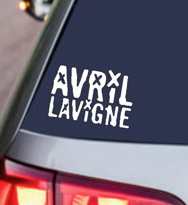 Avril Lavinge Decal sticker Car Laptop Waterproof 90s Rock Pop Punk Princess