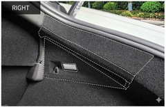 VOLVO Polestar 4 Trunk Side Upper Protect Felt Cover