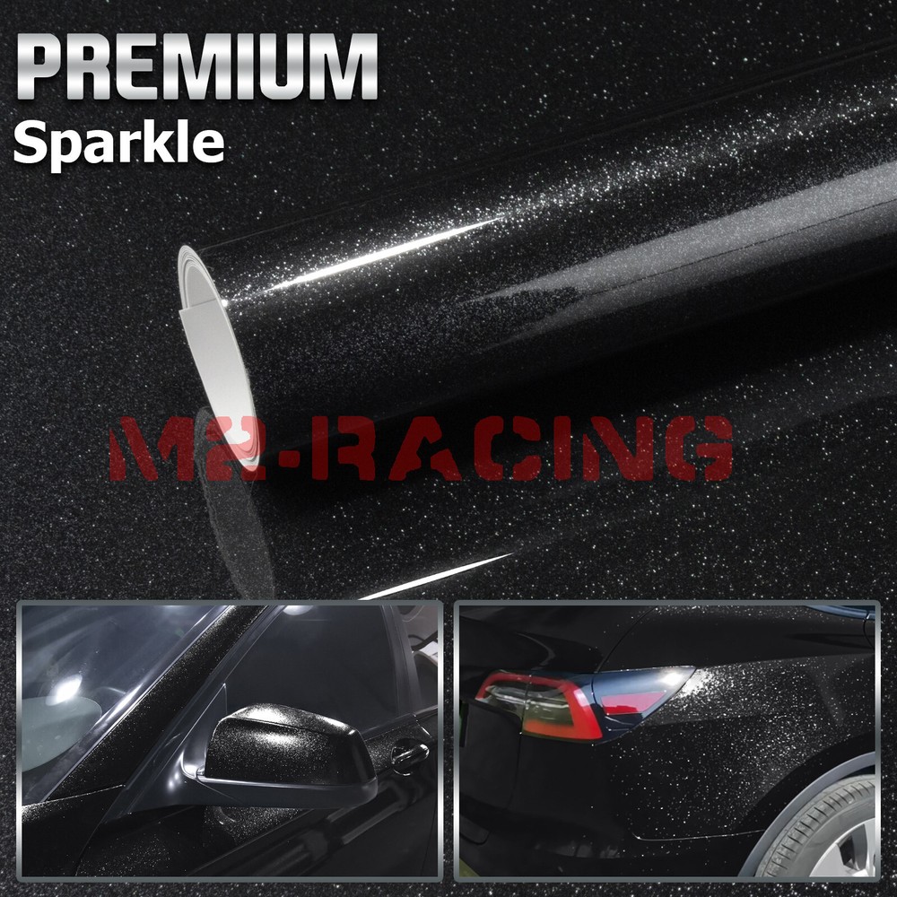 Sparkle Gloss Glitter Car Auto Sticker Decal Vinyl Wrap Sheet Film Air Release