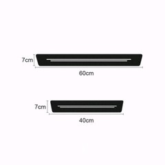 4x Carbon Fiber Stickers Door Plate Sill Scuff Film Anti-Scratch Car Accessories
