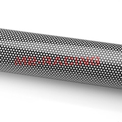 【One Way Vision】 Black Perforated Print Media Vinyl Window Sticker Sheet Film