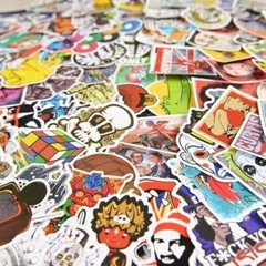500 JDM Random Graffiti Stickers Pack Car Motorcycle Motocross Helmet Decals Lot