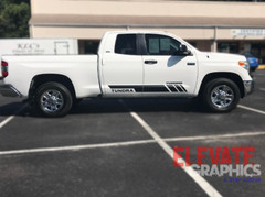 2007-2021 Toyota Tundra Rocker Lower Stripe 3M Vinyl Side Decals Graphics KIT
