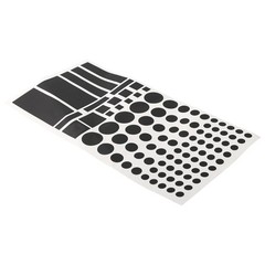 High Quality Light Dimming Stickers Light Dimming Stickers PVC Black 8x4inch