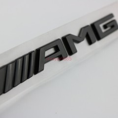 Matte black “SL63 AMG 6.3AMG” Letters Trunk Embl Badge Sticker for Mercedes Benz