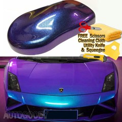 Super Gloss Metallic Chameleon Purple Blue Teal Vinyl Film Wrap Air Bubble Free