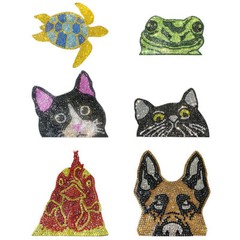 Animal Bling Decal Sticker Crystal Rhinestone Self Adhesive For DIY Crafts Car