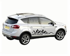 Fit For Ford Kuga Escape Graphics Mountain Sticker Car Side Door Decals Vinyl