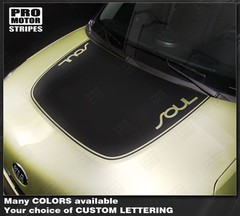 For KIA SOUL Hood Accent or Blackout Stripe Decal 2014 2015 2016 2017 2018