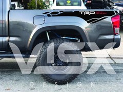 X2 TRD Off Road vinyl decals for 2013-2023 Toyota Tacoma bed side