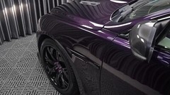 Ultra Gloss PET Liner Metallic Midnight Purple Car Vinyl Wrap Film Air Release