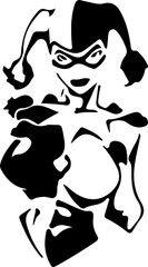 Vinyl Decal Car Truck Sticker Wall Batman Joker – Harley Quinn Abstract
