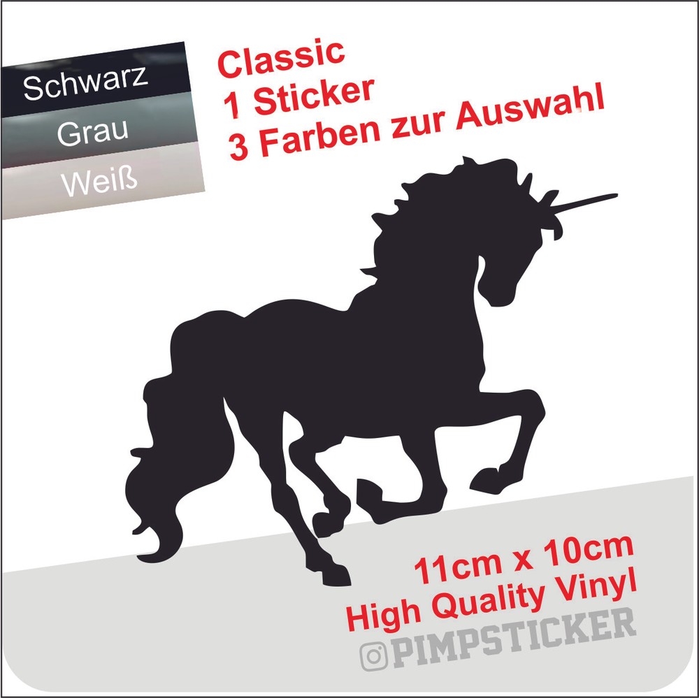 UNICORN UNICORN / Tuning Styling / Glossy Foil JDM Fantasy Girls Kids