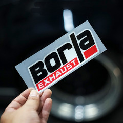 Borla Exhaust Decal Sticker Waterproof Vinyl Car Ute Window Bumper Laptop Garage