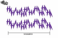 2x Joker Hahaha Serious Evil Body Windshield Car Sticker Decal 8″ Purple