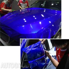 60″ x 60″ Super Gloss Metallic Blue Vinyl Film Wrap Air Bubble Free 5ft x 5ft