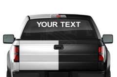 #1010 Custom Text Letters Personalized Decal Sticker Vinyl Windshield Window Car