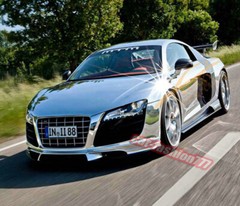 Air Release Silver Entire Car Mirror Chrome Entire Vinyl Wrap Sticker Film HDUS