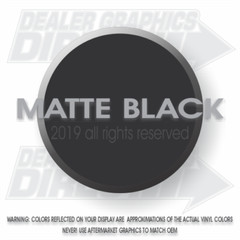 2010 – 2013 CHEVROLET CAMARO REAR FASCIA BLACK OUT CHEVY EMBLEM KIT Matte Black