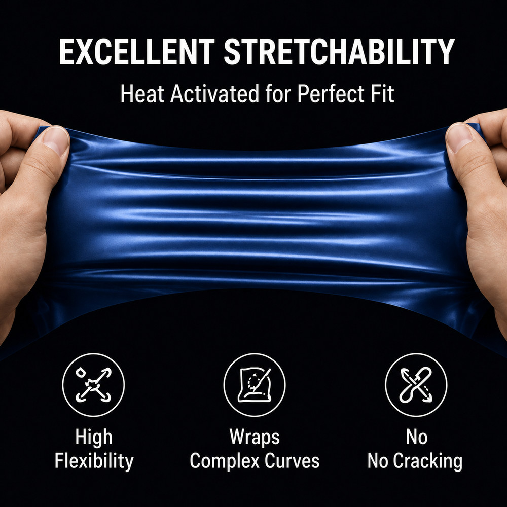 5ft x 50ft Matte Chrome Blue Car Wrap Ultra Smooth No Orange Peel Air Release