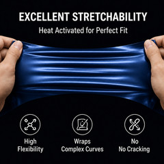 5ft x 50ft Matte Chrome Blue Car Wrap Ultra Smooth No Orange Peel Air Release