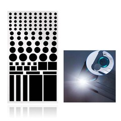 High Quality Light Dimming PVC Black 8x4inch For Automobiles Motorcycles