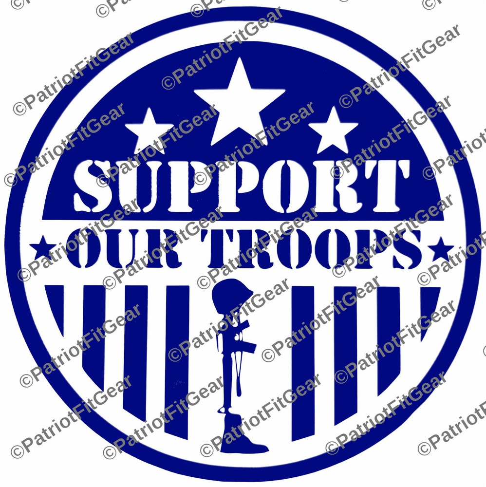 Support Our Troops,Navy,Army,USAF,USCG,Military,Stickers,USA,Vinyl Decal