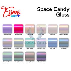 ESSMO PET Space Candy Gloss Ruby Purple Car Vehicle Vinyl Wrap Decal Sticker