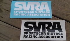 SVRA SPONSORSHIP RACING DECAL SET – WHITE or BLACK