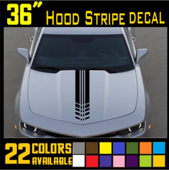 36″ Long Car Hood Decal Sticker Universal Auto Racing Body Stripe Vinyl [H3]