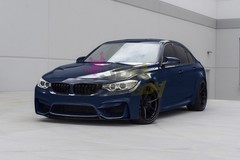 High Gloss Midnight Blue Car Vinyl Wrap Sticker Decal Sheet Film DIY Air Release