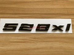 Gloss Black 3D ABS Letters Trunk 528xi Emblem Rear Badge for BMW 2017-2022 528xi