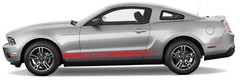 CUSTOM FORD MUSTANG SIDE STRIPES PORSCHE STYLE SIDE STRIPES- Set Of Two