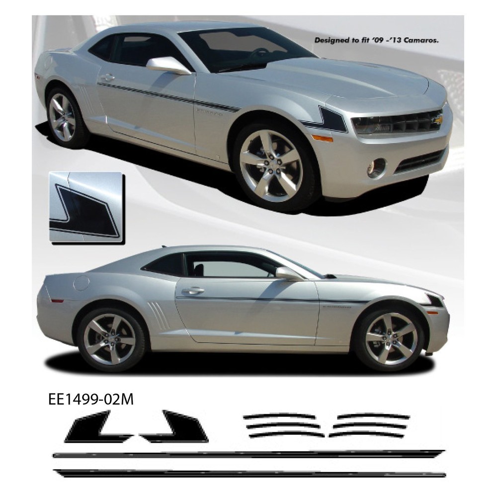 “Shift” Chevrolet Camaro 2009 to 2013 Vinyl Graphic Kit – Gloss Black