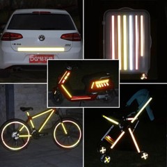 Reflective Safety Conspicuity Warning Tape DIY Sticker Decal 2cm Roll