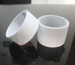 3D White Sheet Car PVC Grain Carbon Fiber Vinyl Tape Wrap Sticker Decors Strips
