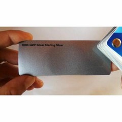 3M 2080 Scotchprint Gloss Sterling Silver Vinyl Car Wrap Film | G251