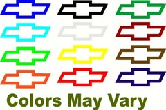 (6) Chevy Bowtie Buy 1 get 5 FREE Decal Vinyl Sticker JDM window Truck FREE SHIP