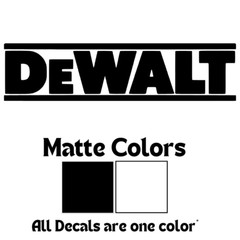 DEWALT Tools Vinyl Decal – Tool box, Drill, Impact, Saw, Sticker, Truck. Car