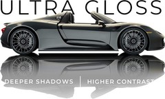 VViViD+ Ultra Gloss Candy Charcoal Grey Vinyl Car Wrap 1.5ft x 5ft,