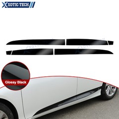 For Honda Accord 18-22 Gloss Black Door Side pre-cut Lower Stripe Decor Stickers