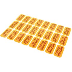 Mixed Fuel 40:1 Sticker Weather Proof Extreme Stick Commercial Grade Labels 24X