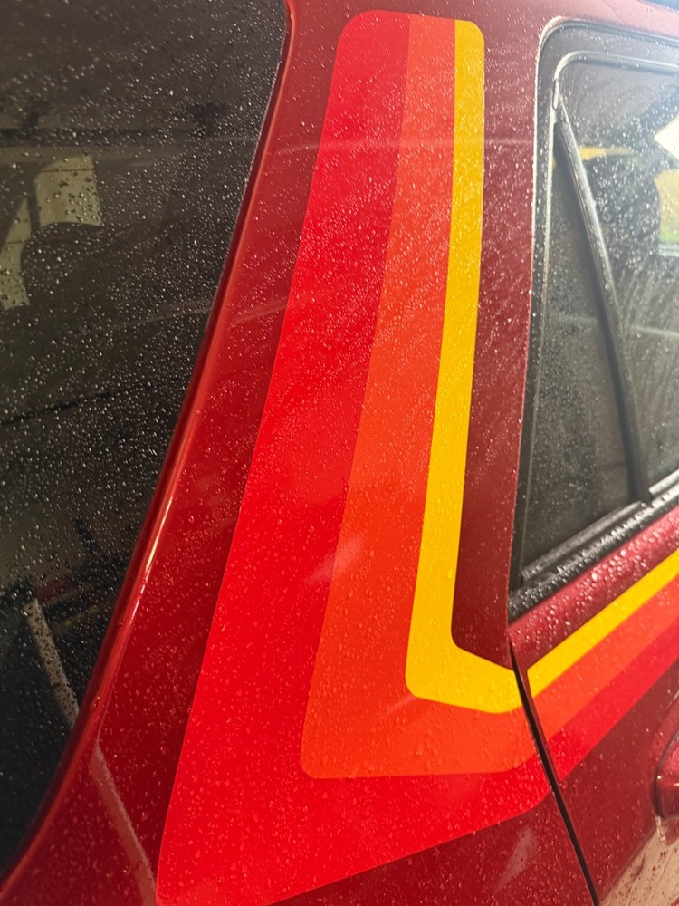 OEM Toyota Tacoma 40th Anniversary Heritage Decals – red, black or white RH ONLY
