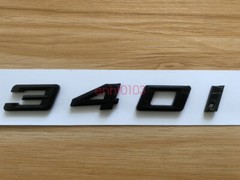 Gloss Black 3D ABS Letters Trunk 340i Emblem Rear Badge for BMW 2017-2022 340i