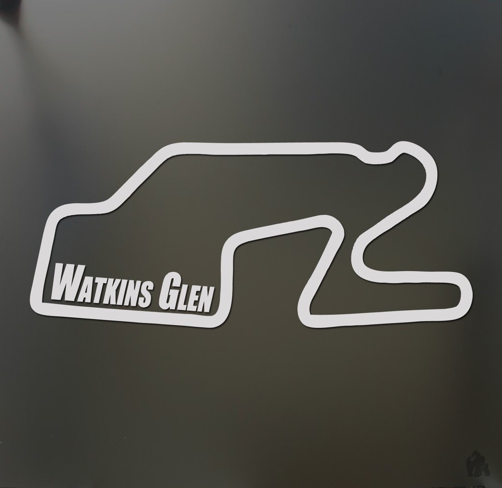 Watkins Glen sticker JDM BMW champcar AER WRL race car track window decal
