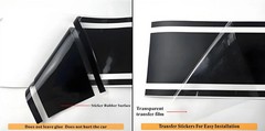 2 PCS Car Side Sticker For Ford Mustang Racing Sport Stripe Graphics Decal Vinyl