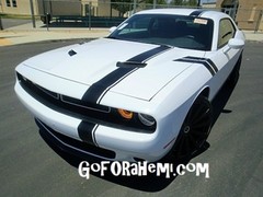 FITS Dodge Challenger 15 to 22 Racing Stripe 5″+1/2 INCH Graphic Decal CUT KIT
