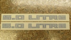 1981 Trans Am 5.0 Litre Shaker Decal Pair 2 Color Blue